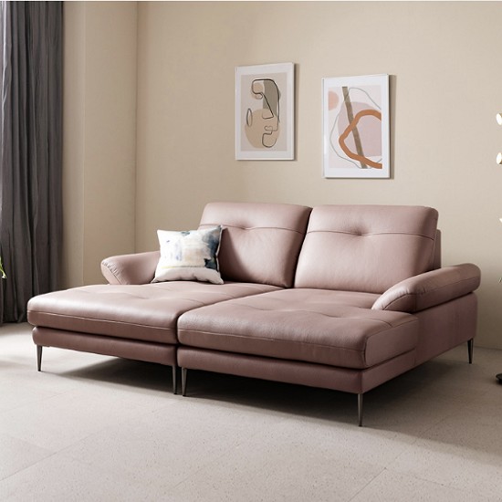 자코모 에비뉴엘 깊은형 모듈 천연가죽 소파 3인용_이미지