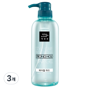 미쟝센 스타일케어 프로페셔널 헤어젤 하드 500ml (3개)_이미지