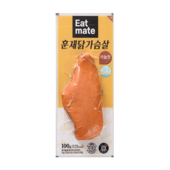 푸드나무 잇메이트 훈제 닭가슴살 마늘맛 100g (100개)