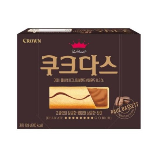 크라운제과 쿠크다스 폴바셋 128g (3개)_이미지