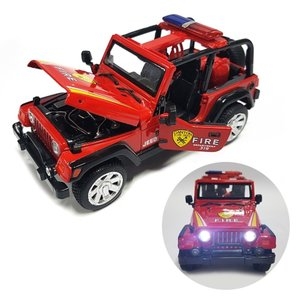 sg 특수소방 JEEP 지프차 자동차 미니카 소방차