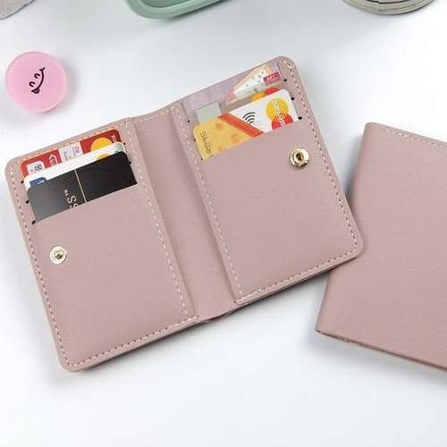 셀러허브 패션 JHP43PSV_51IQ 6포켓 명함 신분증 지갑 연보라1P_이미지