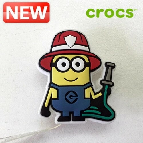  크록스 지비츠 D4610006982 미니언즈 소방관 FIREFIGHTER