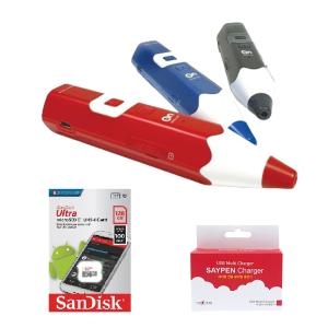 세이펜 태극온펜 64GB (RTT-4000BD) + 전용충전기 + 128GB 외장메모리이미지입니다. 누르면 해당 게시물로 새창이동합니다.