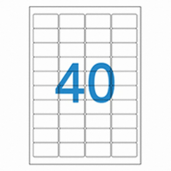 올바른라벨 고광택 라벨 AL040AT (50매)