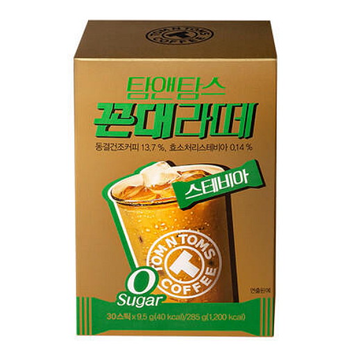 탐앤탐스 꼰대라떼 스테비아 30T (1개)
