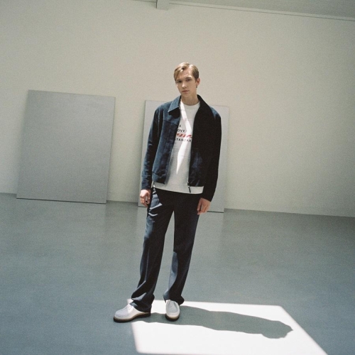 신원 지이크 패플 파렌하이트 FAHREN 스웨이드 트러커 가죽 자켓 HG9302 NAD