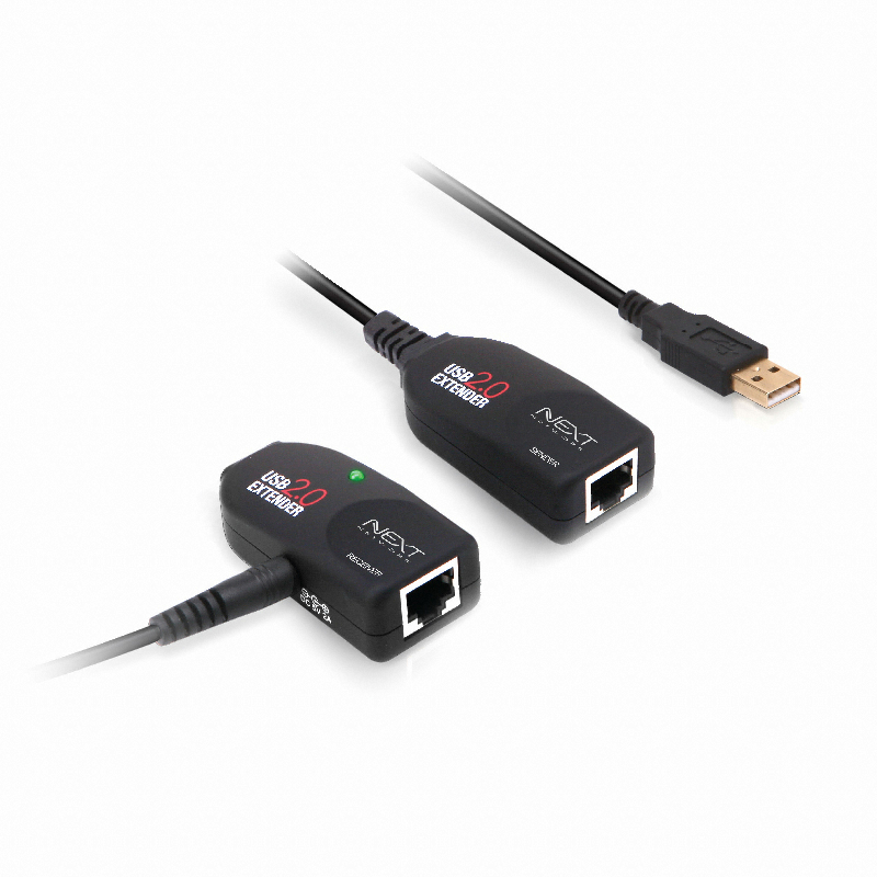 이지넷유비쿼터스 넥스트 RJ45 UTP USB 2.0 거리연장기 (NEXT-USB100)_이미지