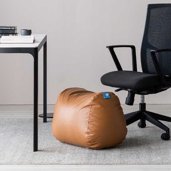 폴리몰리 에그 PU 풋스툴 발받침대_이미지