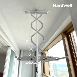 삼덕기업 하드웰 천장 베란다 빨래건조대 스텐봉 길이 1250mm