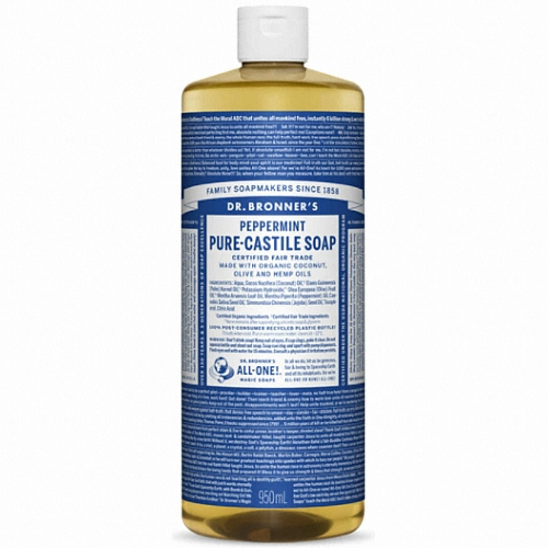 닥터브로너스 페퍼민트 퓨어 캐스틸 솝 950ml (1개)