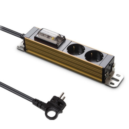 현대일렉트릭 서버탭 2구 16A 알루미늄 고용량 멀티탭 (1.5m)_이미지