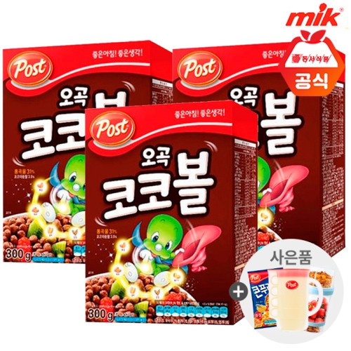 동서식품 포스트 오곡코코볼 +랜 덤증정 300g