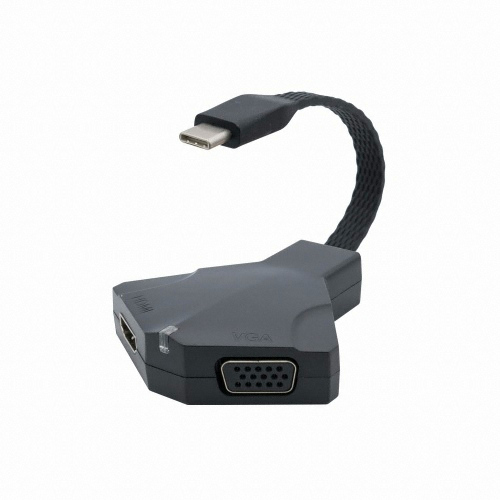 라이트컴 COMS Type C to HDMI VGA 듀얼 컨버터 (FW406)_이미지