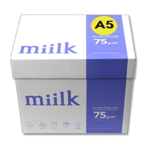 한국제지 밀크 복사용지 A5 75g