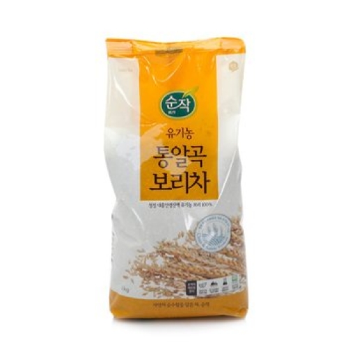 샘표식품 순작 유기농 통알곡 보리차 1kg (1개)