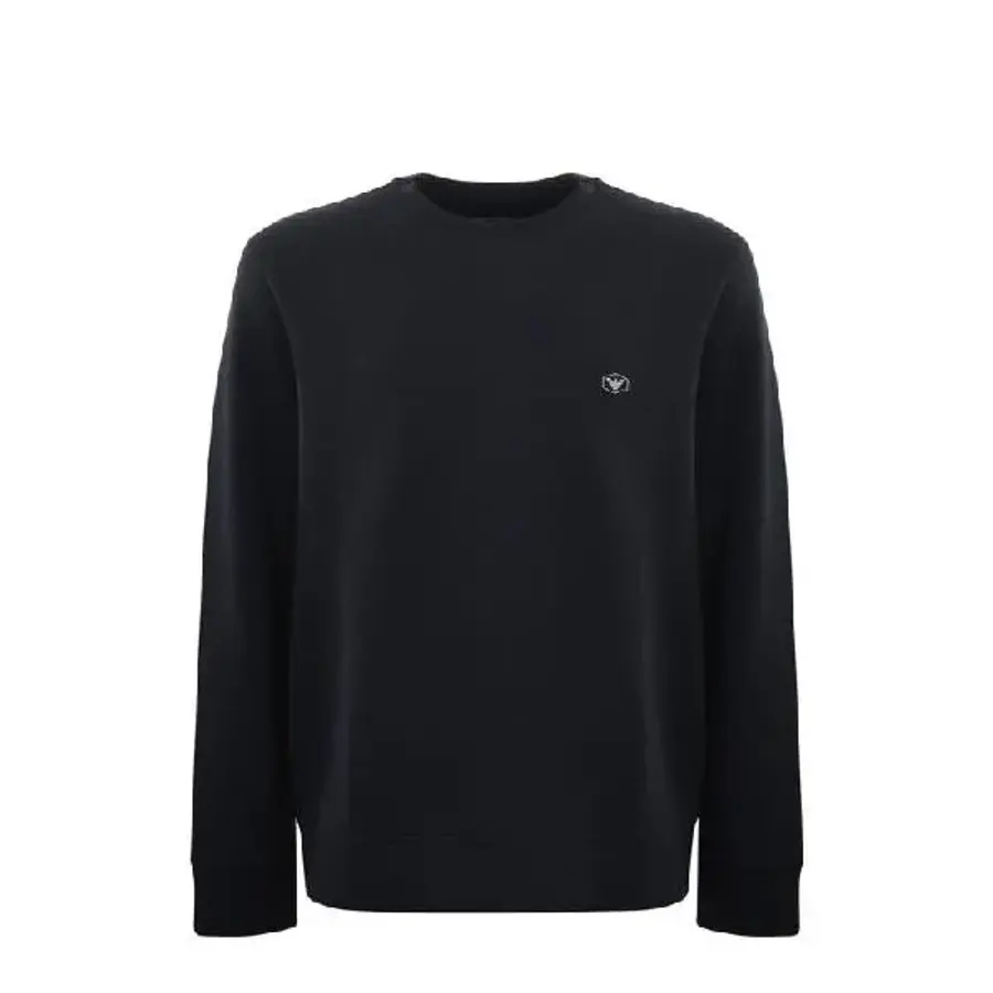 아르마니 엠포리오아르마니 엠포리오 로고 패치 크루넥 스웨트셔츠 8N1MD11JHSZ 0920 T
