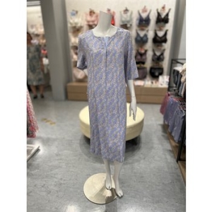 트라이엄프 여성 레이온 하늘 보리 원피스 블루 TCWLO212BU