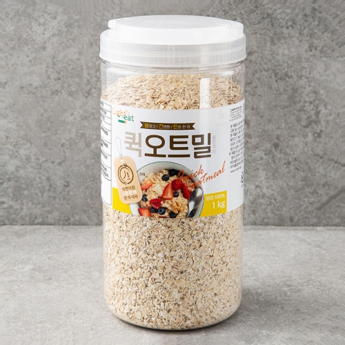 라이트잇 바로먹는 퀵 오트밀 1kg (1개)