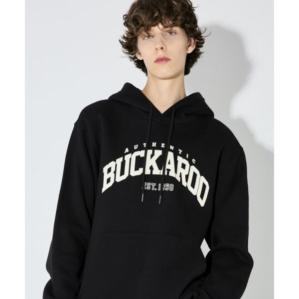 한세엠케이 버커루 이동휘 착장 베이직 아플리케 로고 후드TS 블랙 270268