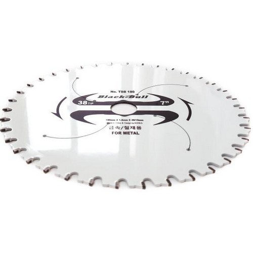 블랙불 7인치 철재용 원형톱날 TSB180_이미지