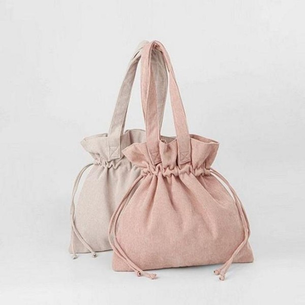라일리 Rly 데일리 여성 복조리 백 캐주얼 여성 코듀로이 백 49587865_이미지