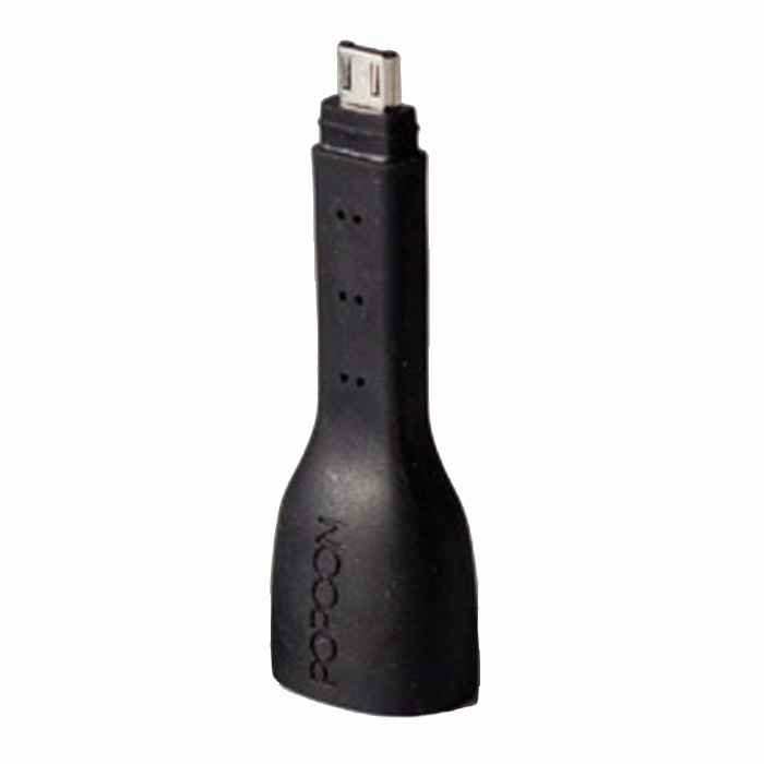 LOTS OTG USB 젠더 Popcon 시크블랙 [PHU-100BL]_이미지