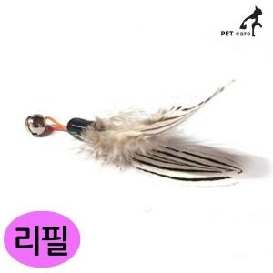  타임 고양이장난감 리필 흰줄낙엽 낚시대 플라잉 WFJS3CR