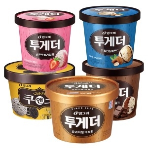빙그레 투게더 프럴린 & 아몬드 710ml (5개)_이미지