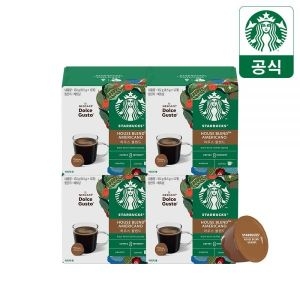 스타벅스 하우스 블렌드 캡슐커피 by 네스카페 돌체구스토 12캡슐 총 48캡슐 / STARBUC (4박스)_이미지