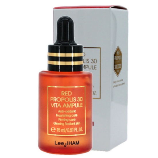 이지함화장품 레드 프로폴리스 30 비타 앰플 15ml (1개)