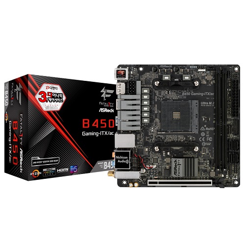 ASRock FATAL1TY B450 Gaming-ITX/ac 디앤디컴_이미지