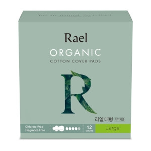 라엘 유기농 순면커버 오버나이트 8개 (5팩(40개))