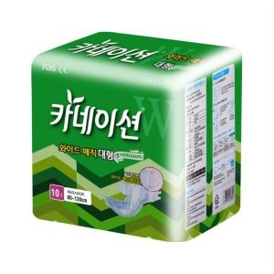 카네이션 와이드 매직테이프 대형 실속형 W1 10개 (4팩(40개))_이미지