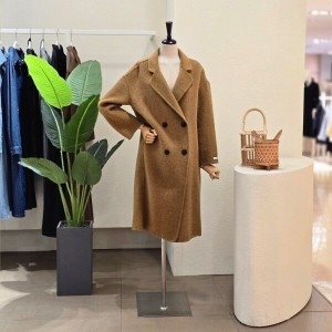 포커스 더블 포인트 핸드메이드 롱 코트 FW5J3CT31096_이미지