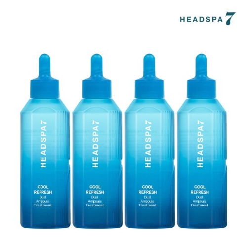 수안향장 헤드스파7 쿨 리프레시 듀얼앰플 트리트먼트 230ml (4개)_이미지