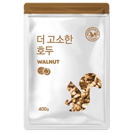 산과들에 더 고소한 호두 1/4태 400g (3개)_이미지