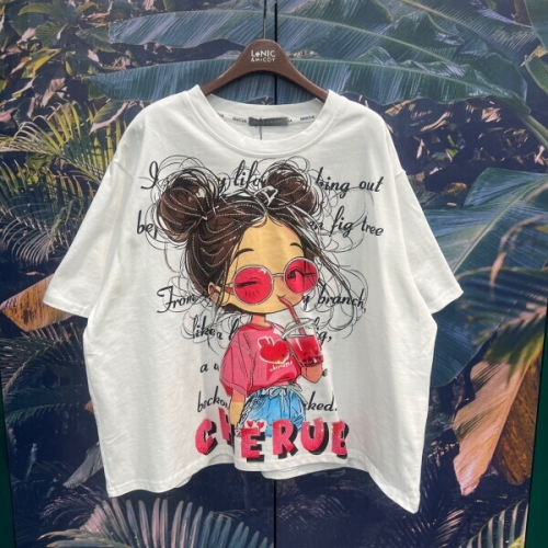 르니앤맥코이 핑크선글큐빅오버핏도톰티셔츠MN06TS704_IC_이미지