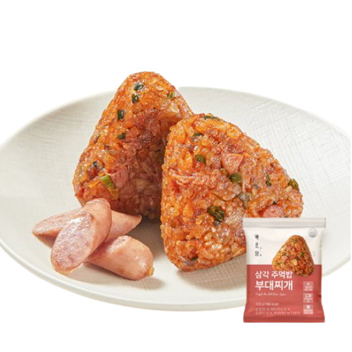 메디쿼터스 바르닭 삼각주먹밥 부대찌개 100g (1개)_이미지