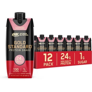 옵티멈뉴트리션 Gold Standard 단백질 셰이크 스트로베리 325ml (36개)_이미지