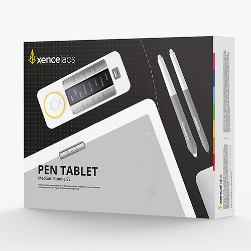 Xencelabs BPH1212W-K02A 펜타블렛 미디엄 번들 SE 아스크텍_이미지
