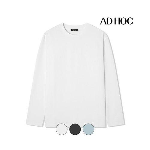 애드혹 남성 베이직 긴팔 티셔츠 HC3LTK1