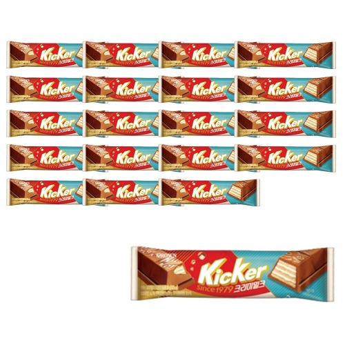 크라운제과 키커바 크리미밀크 28g (20개)_이미지