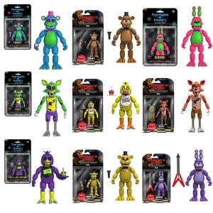 프레디 의피자가게 피규어 세트 FNAF 액션 보니 폭시 PVC 컬렉션 인형 파 313541_이미지