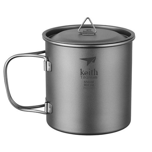 싱글월 티타늄 머그 550ml