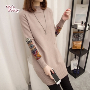 [불명] 쉬즈프리티 비스타 소매패턴 롱니트