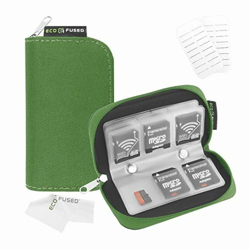 ECO-FUSED 22 슬롯 메모리카드 케이스 Green (해외구매)_이미지