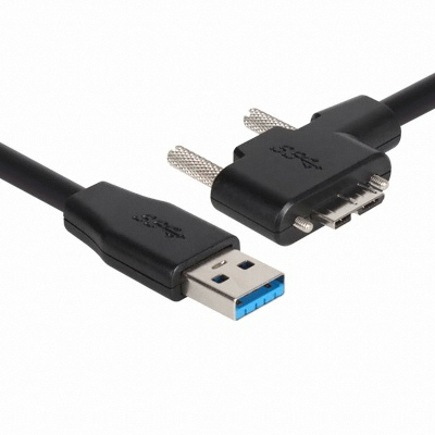 강원전자 NETmate USB3.0 AM-MicroB(왼쪽 꺾임) 케이블 (CBL-PD302MBS-2mLA, 2m)_이미지