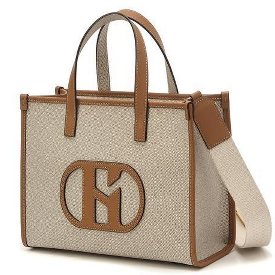 H20 시그니처 캔버스 토트백 HIBA1F108I2