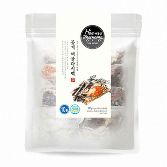 해통령 꽃게 해물 다시팩 150g이미지입니다. 누르면 해당 게시물로 새창이동합니다.